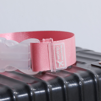 Klip za remen za prtljagu - otporan na habanje, materijal: plast + poliester, jesen 2023, jednofarbni uzorak, dodatak za torbu