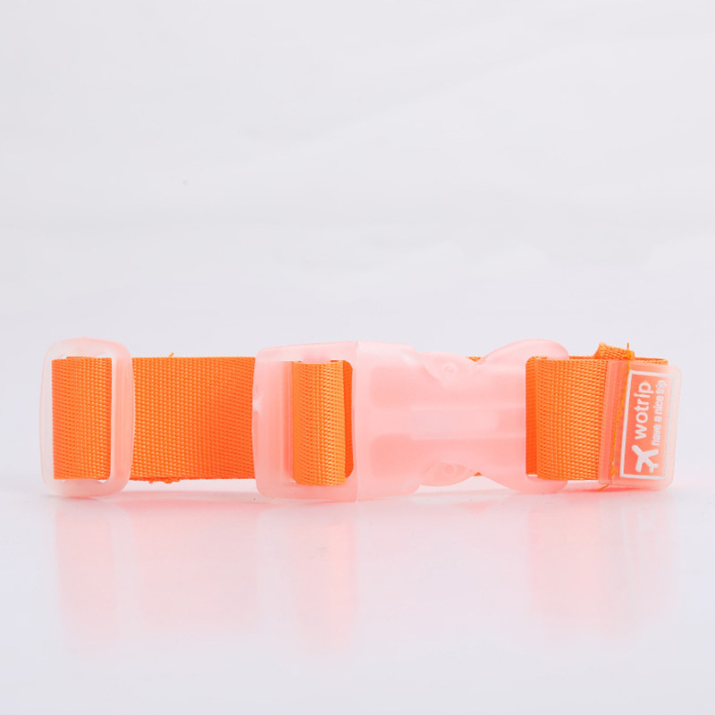 Klip za remen za prtljagu - otporan na habanje, materijal: plast + poliester, jesen 2023, jednofarbni uzorak, dodatak za torbu