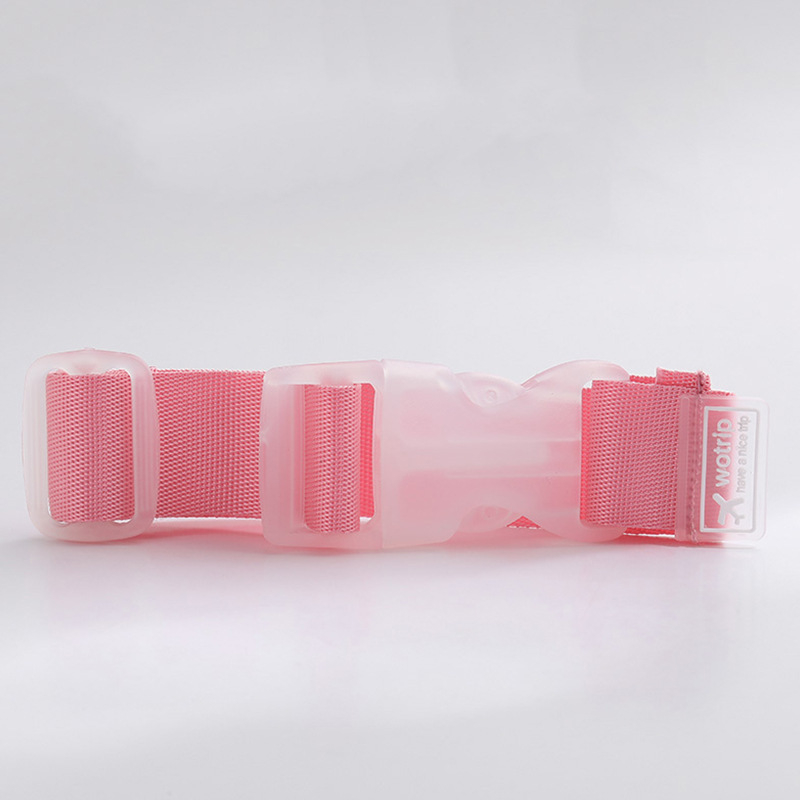 Klip za remen za prtljagu - otporan na habanje, materijal: plast + poliester, jesen 2023, jednofarbni uzorak, dodatak za torbu