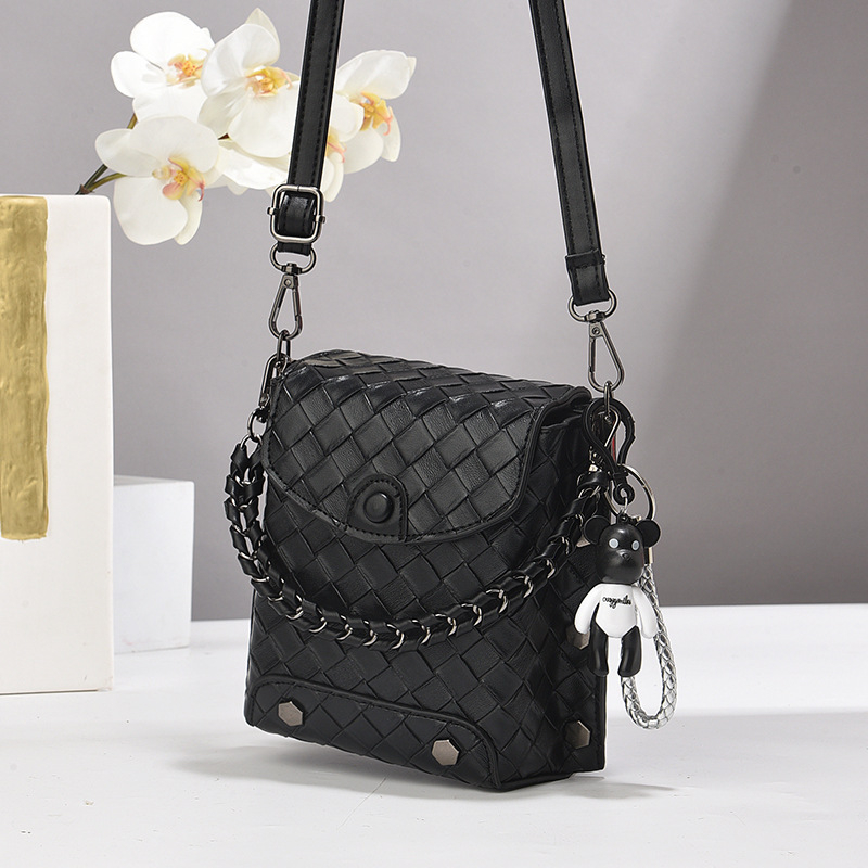 Geantă bucket pentru femei din PU, stil urban minimalist, toamnă 2024, utilizare zilnică