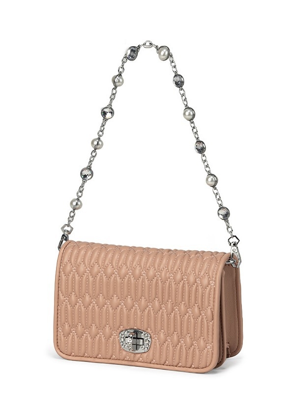 Junwener geantă de damă din PU, stil urban simplu, mică geantă pătrată, formă orizontală, închidere cu lacăt, buzunare interioare cu fermoar și buzunar pentru telefon, căptușeală poliester-cotton