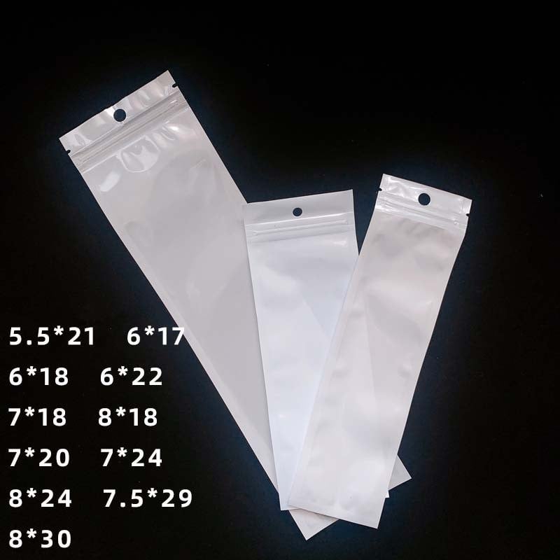 Samozatvarajuća prozirna vrećica za dugotračno pakiranje trake; materijali OPP+PET+CPP; duljina zatvaranja 2.5 cm; za pakiranje digitalnih proizvoda i elektronike