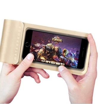 TPU vízálló telefon tok érintőképernyővel, testreszabható logóval, vízálló anyag külső használatra