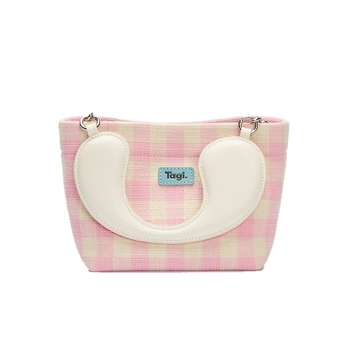 Geantă crossbody cu curea reglabilă   simplitate urbană, poliester, formă pătrată orizontală, închidere magnetică, buzunar intern pentru telefon