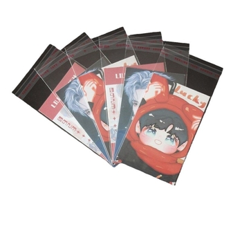 OPP samoljepljiva vrećica za kartice i fotografije, prozirna zaštitna vrećica, zatvaranje 2,5 cm, 100 komada u paketu, od OPP plastike