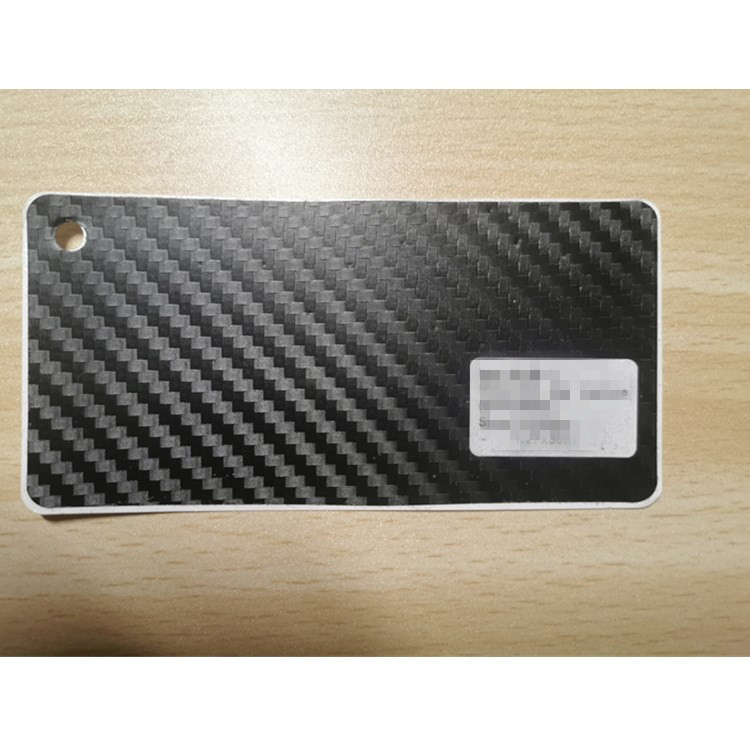 PVC film s karbónovým vláknom s twill vzorom na karosériu a interiér vozidla, pre kryt telefónu a ochranný kryt tabletu, typ 12312312, spracovanie a prispôsobenie