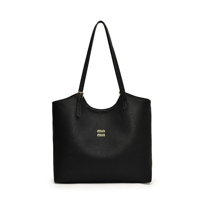 Tote taška pre každodenné použitie — ulicný štýl, PU materiál, vodorovný štvorcový tvar, magnetické zapínanie, vnútorná kapsa na zips (Jesenný 2024)