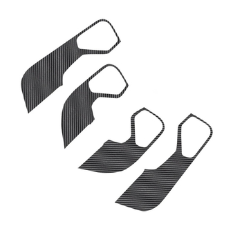 Sanpeng film proti nárazu na dvere auta s vzhľadom karbónových vlákien – vnútorná dekoratívna samolepiaca nálepka