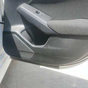 Sanpeng film proti nárazu na dvere auta s vzhľadom karbónových vlákien – vnútorná dekoratívna samolepiaca nálepka