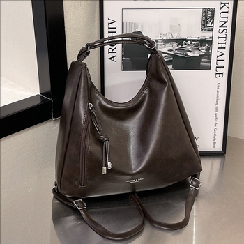 PU tote taška, horizontálny štvorcový tvar, zips otvorenie, polyesterová podšívka, každodenné použitie