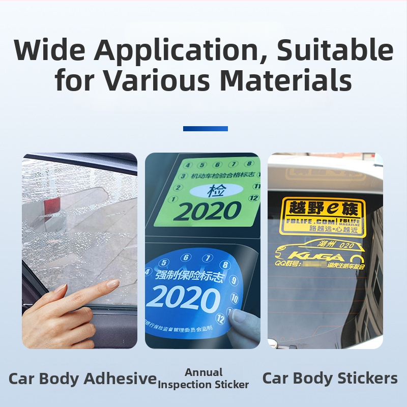 Automobilliline vahtu klaasipesuvahend liimi eemaldamiseks päikesefiltrilt; peamised koostisosad: deioniseeritud vesi, tensiidid, cellosolve, aktiivsed koostisosad; säilivusaeg 3 aastat; QB/T 4525-2013 standard; privaatne märgistus saadaval