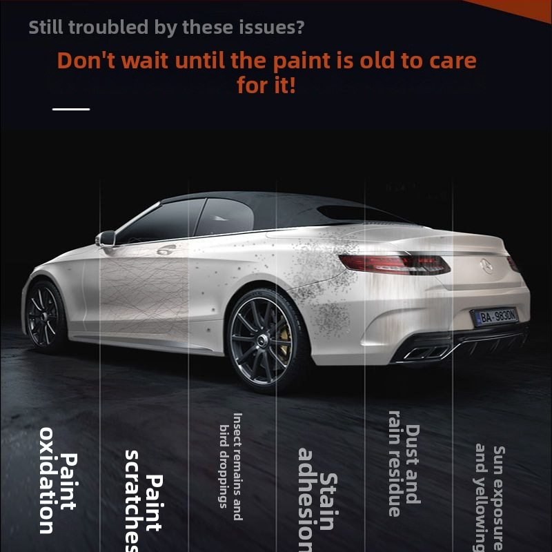 Curățitor pentru folii de wrap ale mașinii, seria Y — elimină pete, adeziv de insecte, rășină de copac și pete de apă; brand Hongpengfa; durată de viață 3 ani