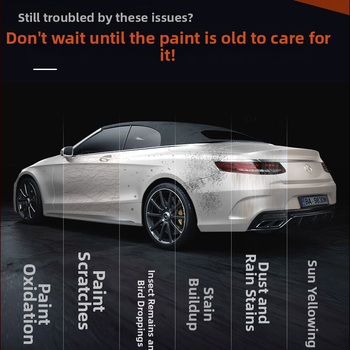 Hongpengfa K-serijos automobilių plėvelės valymo priemonė; pašalina dėmes, vabzdžių klijus ir medienos dervas; valo vandens dėmes ir vandens ženklus ant dažų paviršiaus; galiojimo laikas 3 metai