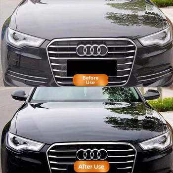 Hongpengfa K-serijos automobilių plėvelės valymo priemonė; pašalina dėmes, vabzdžių klijus ir medienos dervas; valo vandens dėmes ir vandens ženklus ant dažų paviršiaus; galiojimo laikas 3 metai