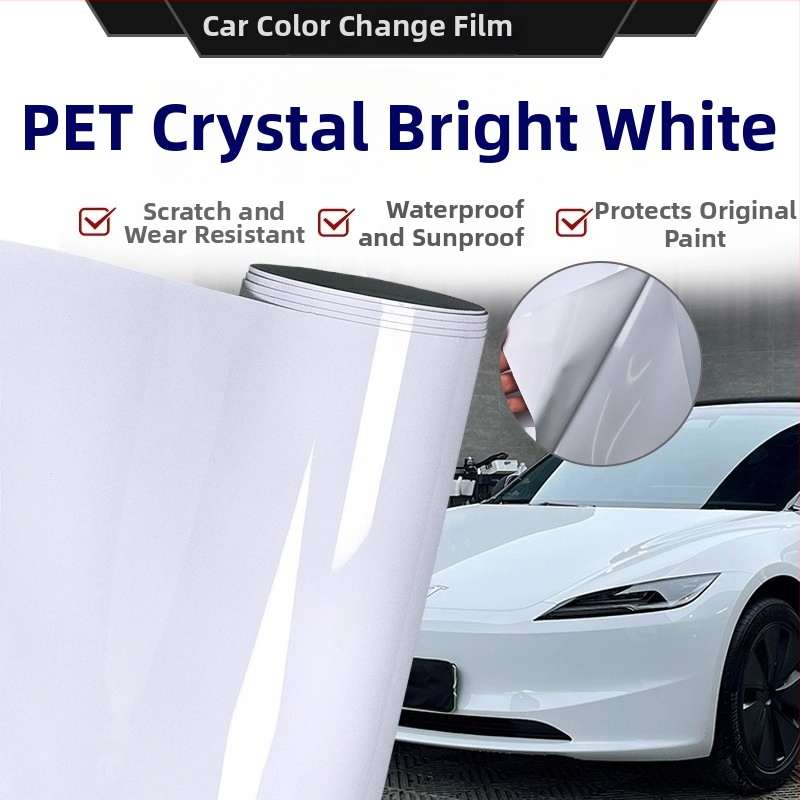 PET lipni plėvelė viso transporto priemonių dengimui, automobiliams ir motociklams, prekės ženklas Tainier, 5 metų garantija