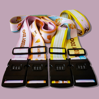 Torba za prtljagu Teddy Zoo – anime crtić stil, poliester, šifra proizvoda Td4002-a, proljeće 2025