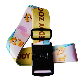 Torba za prtljagu Teddy Zoo – anime crtić stil, poliester, šifra proizvoda Td4002-a, proljeće 2025