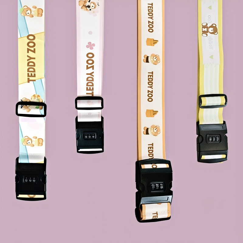 Torba za prtljagu Teddy Zoo – anime crtić stil, poliester, šifra proizvoda Td4002-a, proljeće 2025