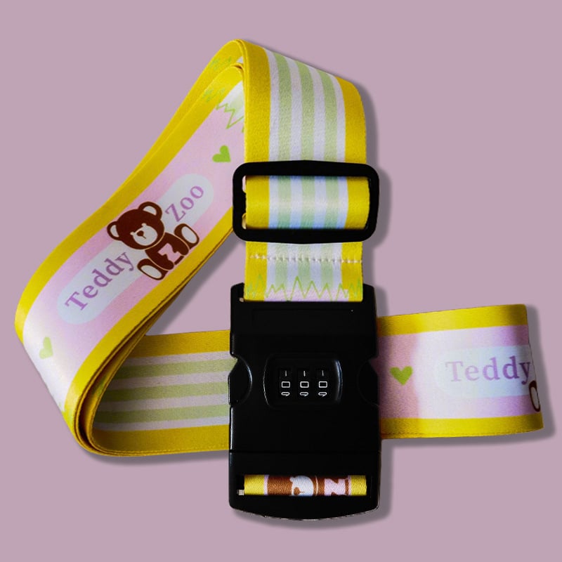 Torba za prtljagu Teddy Zoo – anime crtić stil, poliester, šifra proizvoda Td4002-a, proljeće 2025