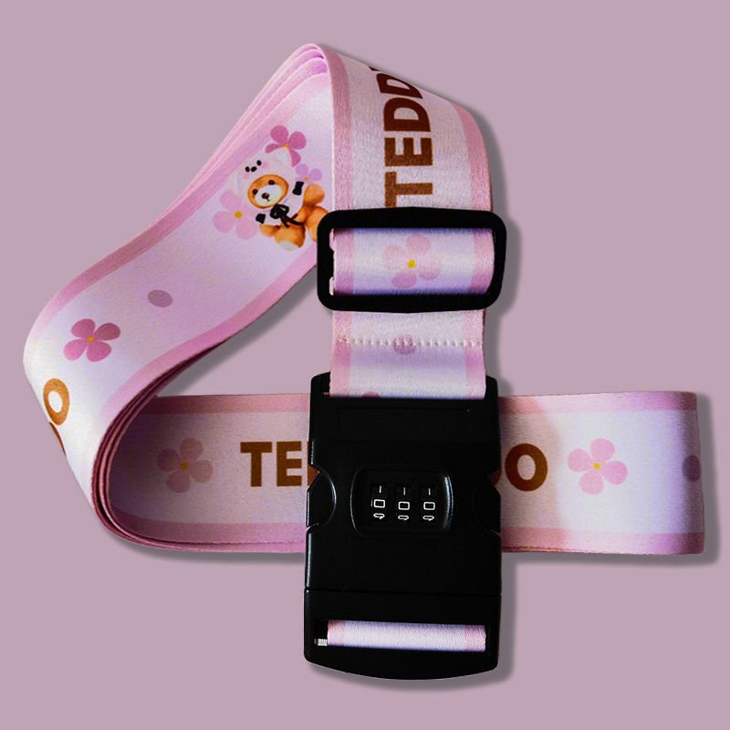 Torba za prtljagu Teddy Zoo – anime crtić stil, poliester, šifra proizvoda Td4002-a, proljeće 2025