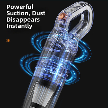 Ručný bezdrôtový vysávač s mopom — kompaktný, silné sanie 4100–5000 Pa, vstavaná batéria 1001–1600 mAh, výdrž batérie 0–1 h, USB nabíjanie, nádobka na prach
