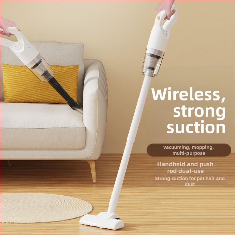 Ručný bezdrôtový vysávač s mopom — kompaktný, silné sanie 4100–5000 Pa, vstavaná batéria 1001–1600 mAh, výdrž batérie 0–1 h, USB nabíjanie, nádobka na prach