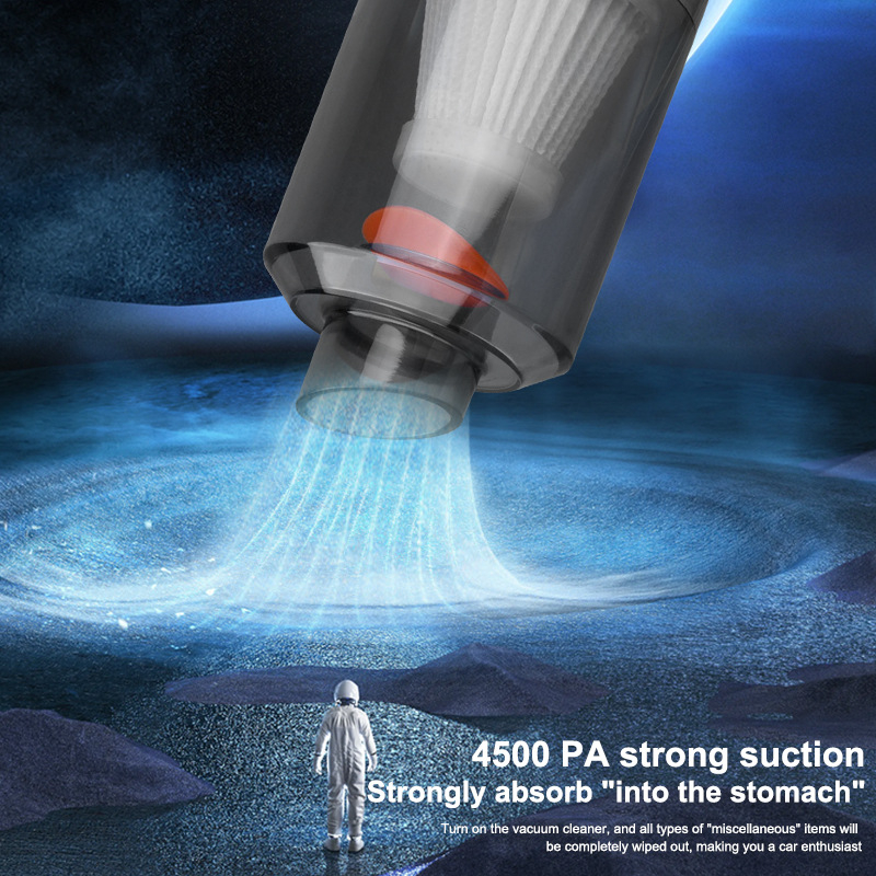 Ručni bežični usisavač za automobil s funkcijom usisavanja i ispuha, 5500Pa, 5V, 35W, punjivi