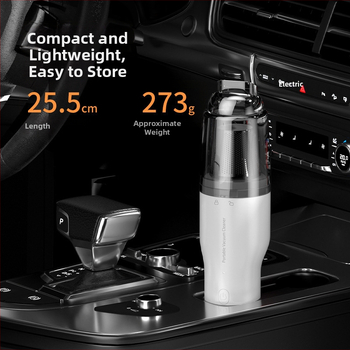 Prijenosni bežični ručni usisavač za automobil i dom — visoko usisavanje 9000Pa, 50W, 7.4V, punjiv