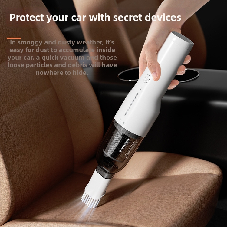 Prijenosni bežični ručni usisavač za automobil i dom — visoko usisavanje 9000Pa, 50W, 7.4V, punjiv