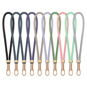 Pútko na telefón s tkaným polyestrovým lánom a kovovou sponou (Možnosť personalizácie; Unisex)