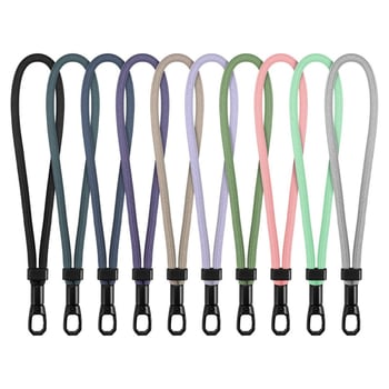 Pútko na telefón s tkaným polyestrovým lánom a kovovou sponou (Možnosť personalizácie; Unisex)