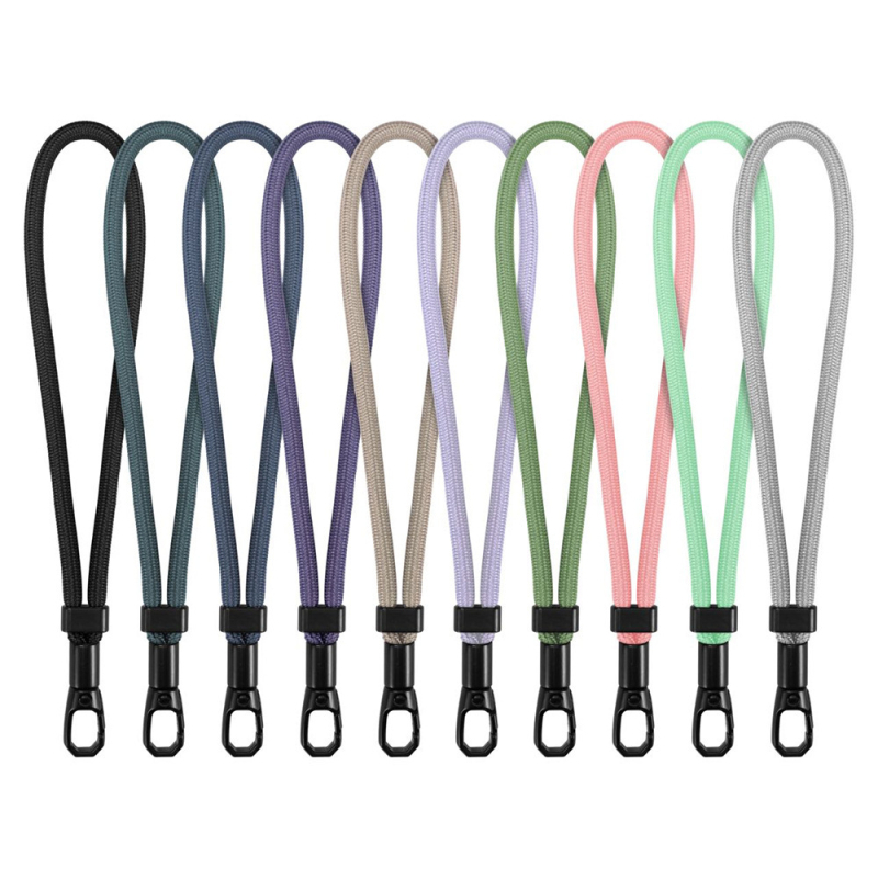 Pútko na telefón s tkaným polyestrovým lánom a kovovou sponou (Možnosť personalizácie; Unisex)