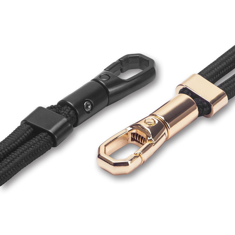 Pútko na telefón s tkaným polyestrovým lánom a kovovou sponou (Možnosť personalizácie; Unisex)