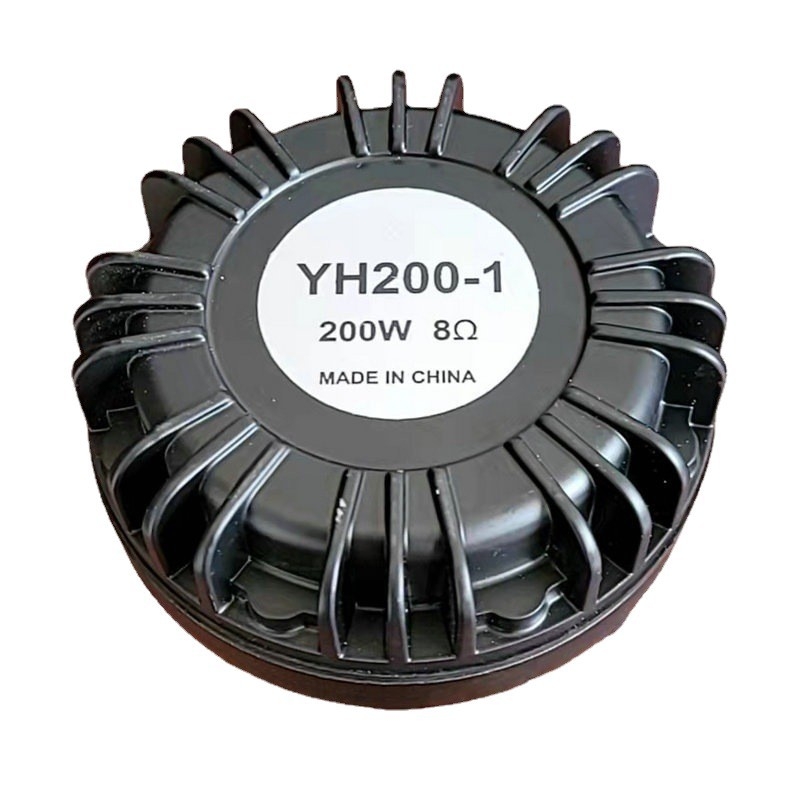 Horn skaļruņa vadītājs 200W, iekšējais magnets, membrāna bez papīra, frekvenču diapazons 350–5500 Hz, lieliem audio aprīkojumiem