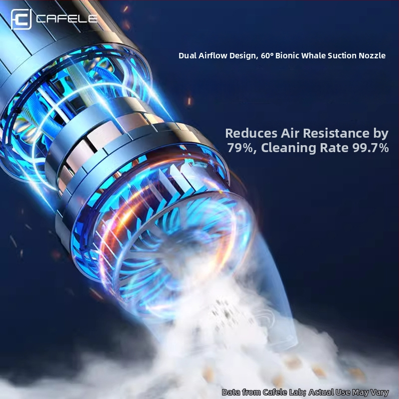 Kafila ručni usisavač za automobil, 3.7V, 80W, 5500Pa, punjiv