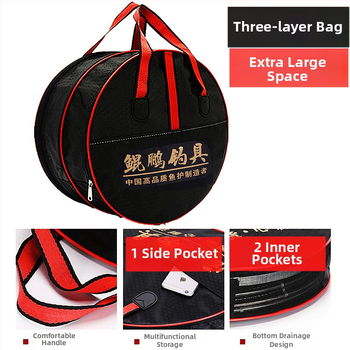 Zivju aizsardzības soma no Yong peng Enlightenment Road, neilona audums, ūdensizturīga, funkcijas kods 32555481116, autorizēta privātā zīmola zīme