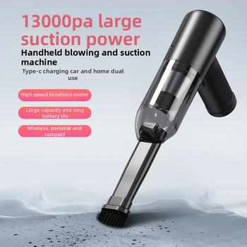 Bezdrôtový ručný vysávač – vlhké aj suché použitie, zabudovaná batéria 5000mAh a viac, výkon 100W, maximálne 15kPa sania, napájanie cez USB