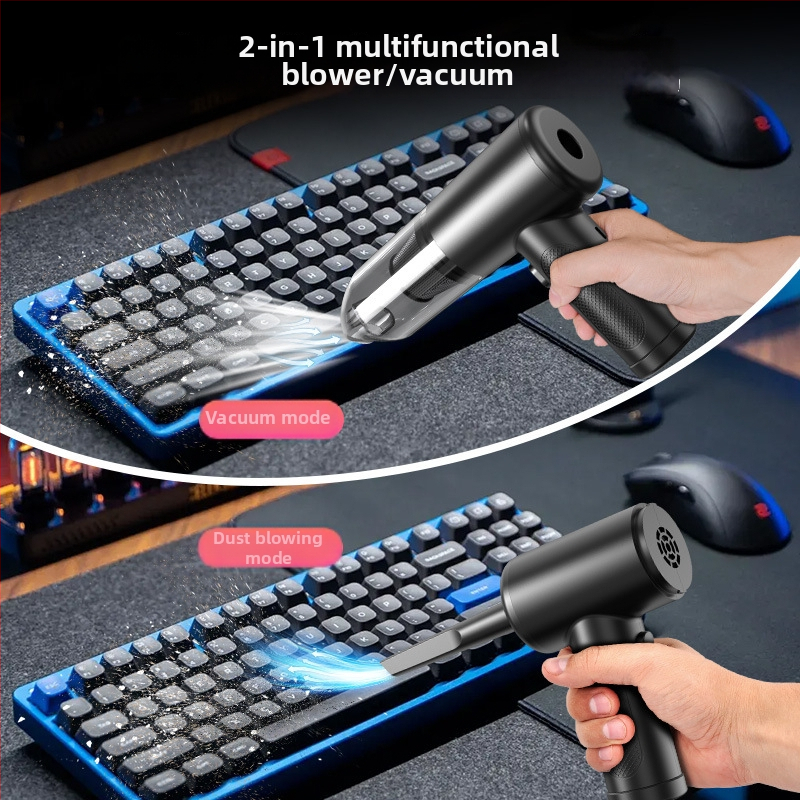 Bezdrôtový ručný vysávač – vlhké aj suché použitie, zabudovaná batéria 5000mAh a viac, výkon 100W, maximálne 15kPa sania, napájanie cez USB