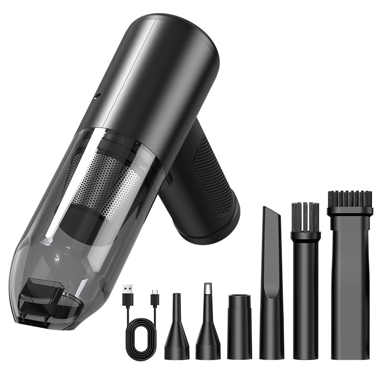 Bežični ručni usisavač – vlažno i suho korištenje, ugrađena baterija 5000mAh ili više, snaga 100W, maksimalni tlak usisavanja 15kPa, napajanje USB