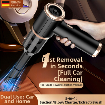 Bežični usisavač za auto, usisna snaga 3500Pa, max 4500Pa, trajanje baterije 1 sat, punjivi