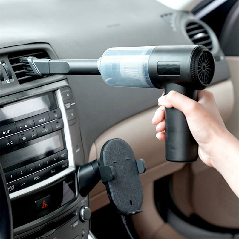Bežični ručni usisavač za automobil, 5500 Pa usisnog tlaka, 30 W snage, 36 V napon, punjiv, prijenosan za kućnu i automobilsku upotrebu