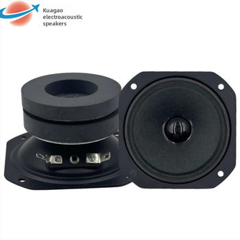 Karaoke skaļrunis kvadrātiska korpusa, dubultā magnētiskā tweeter, augsta jauda, papīra membrāna, ārējā magnētiskā ķēde