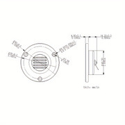 Haier stilā tweeter ar locīto diafragmu, PI+AL diafragmas materiāls, daudzmagnētiska shēma, paredzēts augstas fidelitātes mājas lietošanai