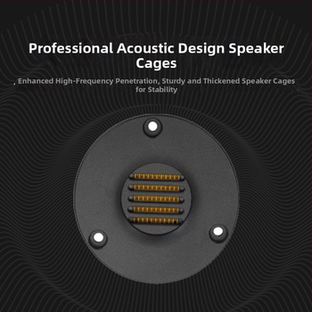 Haier stilā tweeter ar locīto diafragmu, PI+AL diafragmas materiāls, daudzmagnētiska shēma, paredzēts augstas fidelitātes mājas lietošanai