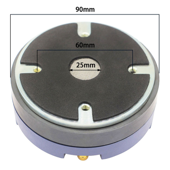 Pro-De341 augstfrekvences skaļrunis ar roga dizainu, 200W, 8Ω, tīra titāna membrāna