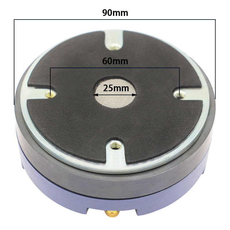 Pro-De341 augstfrekvences skaļrunis ar roga dizainu, 200W, 8Ω, tīra titāna membrāna