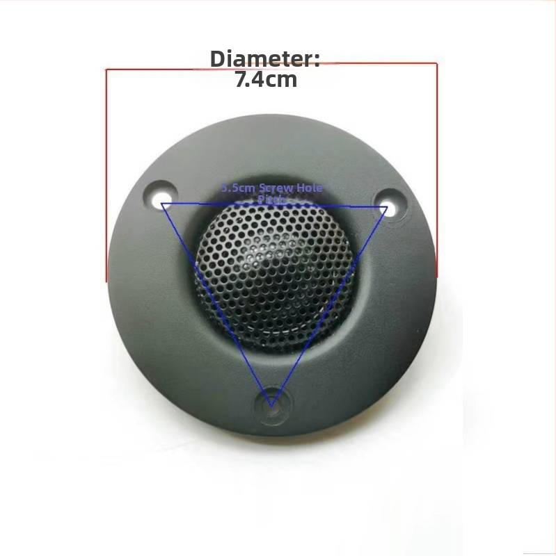 MUSICLEADER koaksiālais kompozītais tweeter ar zīda membrānas diafragmu, iekšējais magnētiskais ķēde, augstas fidelitātes skaņa mājas lietošanai