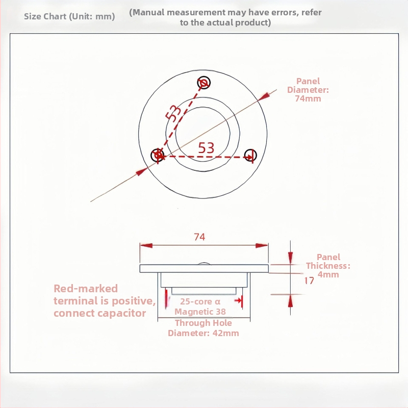 MUSICLEADER koaksiālais kompozītais tweeter ar zīda membrānas diafragmu, iekšējais magnētiskais ķēde, augstas fidelitātes skaņa mājas lietošanai