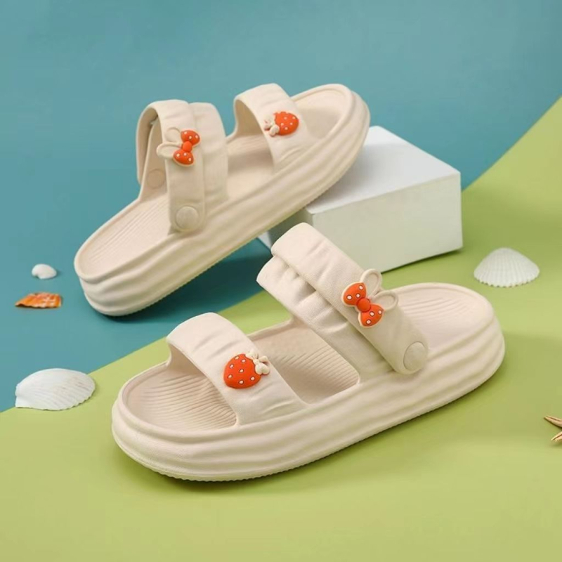 Момичешки летни сандали за плажа с EVA горна част и EVA подметка, нехлъзгващи се, леки, за деца на възраст 4–16 г.