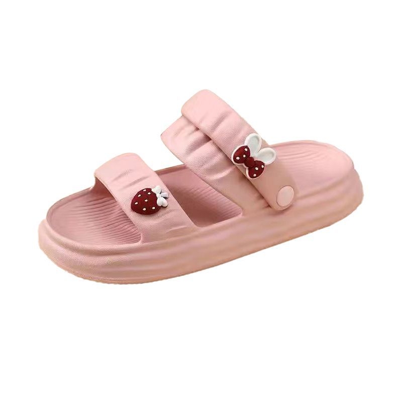 Момичешки летни сандали за плажа с EVA горна част и EVA подметка, нехлъзгващи се, леки, за деца на възраст 4–16 г.